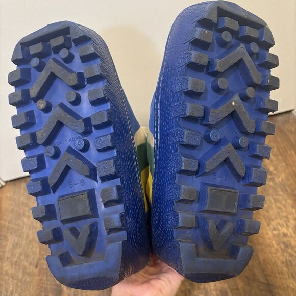 Vintage 80's Rainbow Moon Boots Snow Boots Women's Size 7-8  Made In Korea - Picture 5 of 8